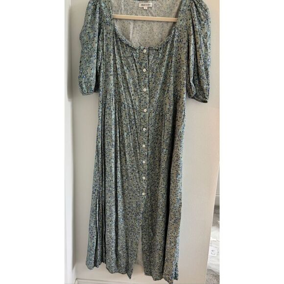 Beau & Ro cottagecore floral day dress, Small $188 B8 - Picture 1 of 6
